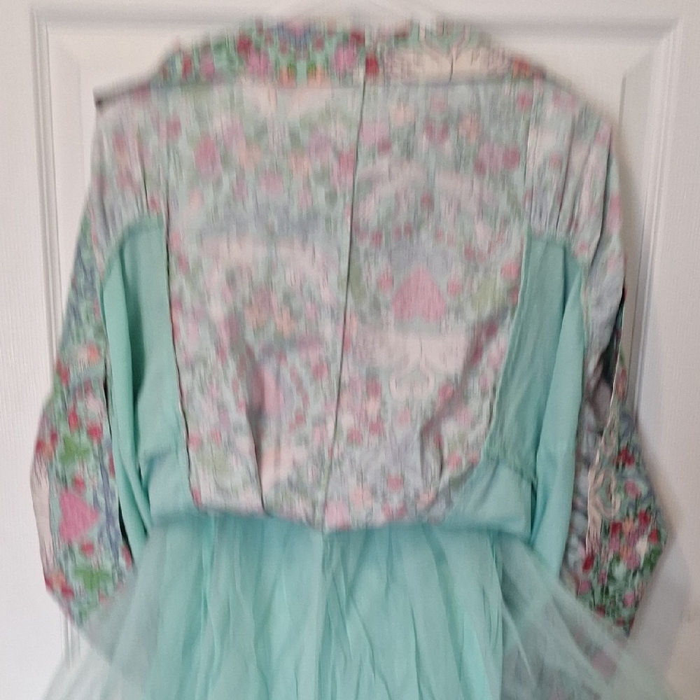 Boden Pastel Floral and Heart Pattern Dress - Picture 8 of 8